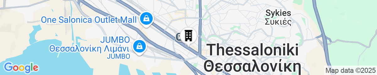 Map for Capsis Hotel Thessaloniki