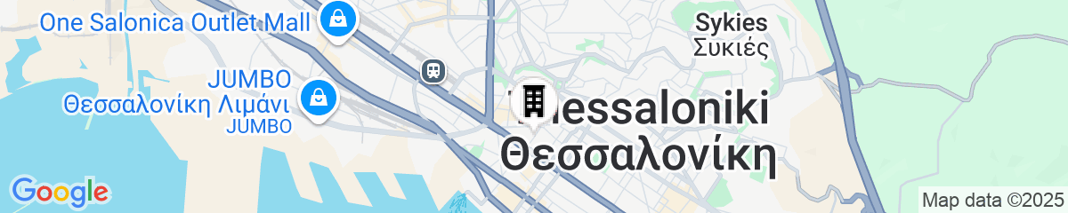 Map for Imperial Palace Classical Hotel Thessaloniki