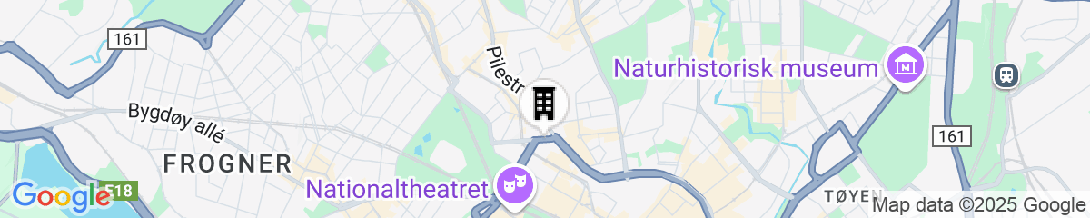 Map for Smarthotel Oslo