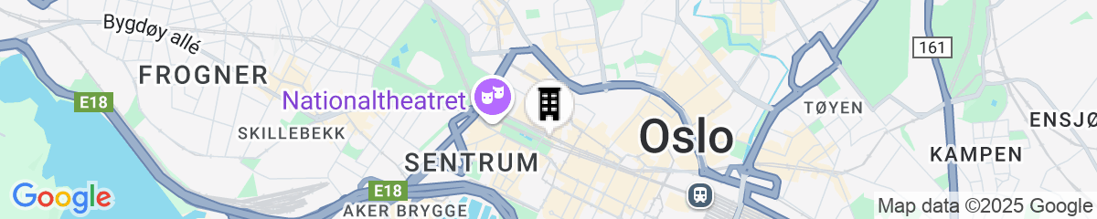 Map for Grand Hotel Oslo by Scandic