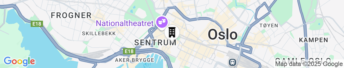 Map for Scandic Victoria