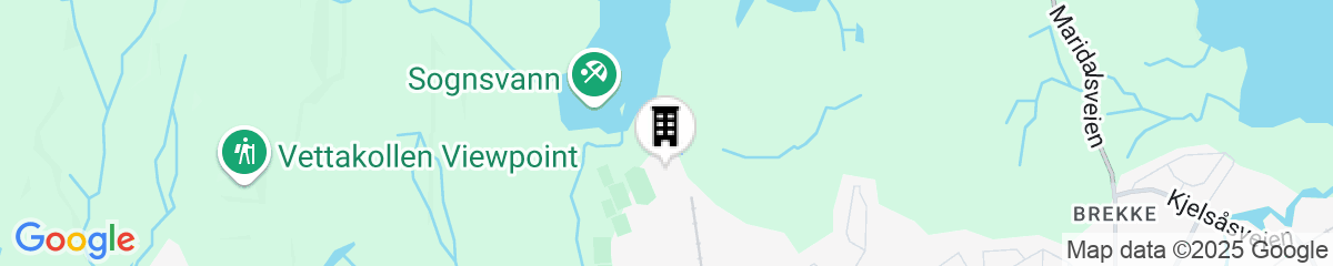 Map for Scandic Olympiatoppen Sportshotel