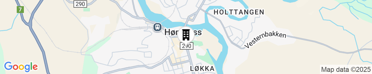 Map for Scandic Hønefoss