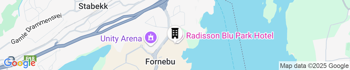 Map for Radisson Blu Park Hotel, Oslo