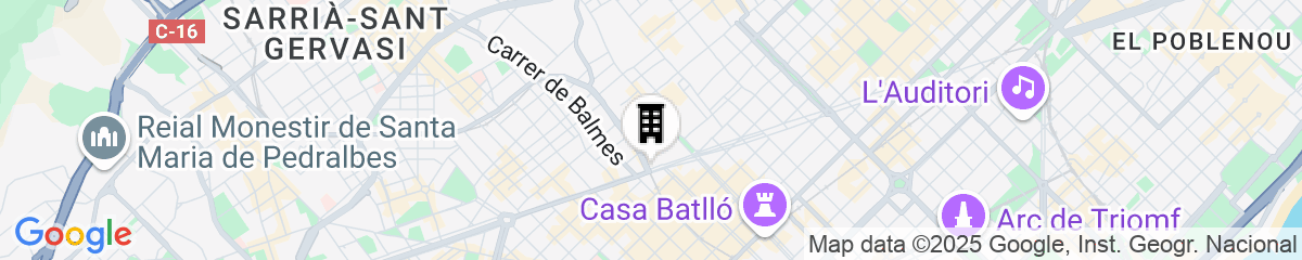 Map for Casagrand Luxury Suites Barcelona