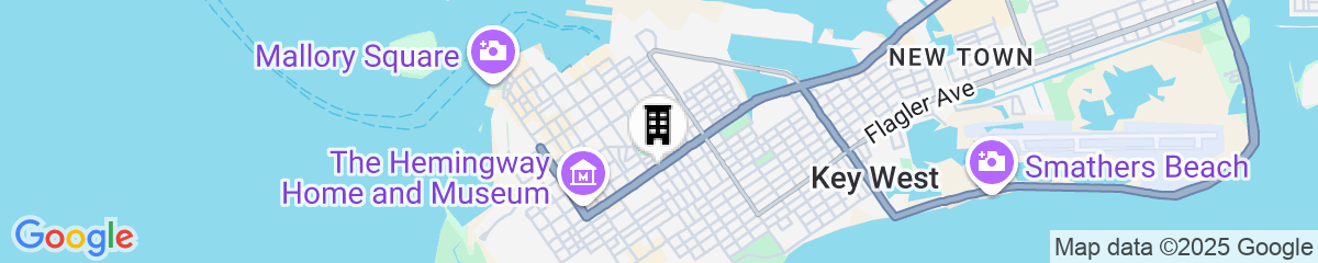 Map for Silver Palms Inn