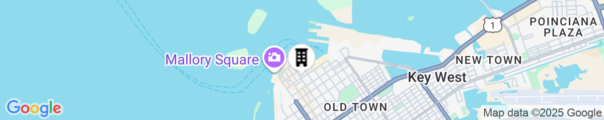 Map for Ridley House - Key West Historic Inns