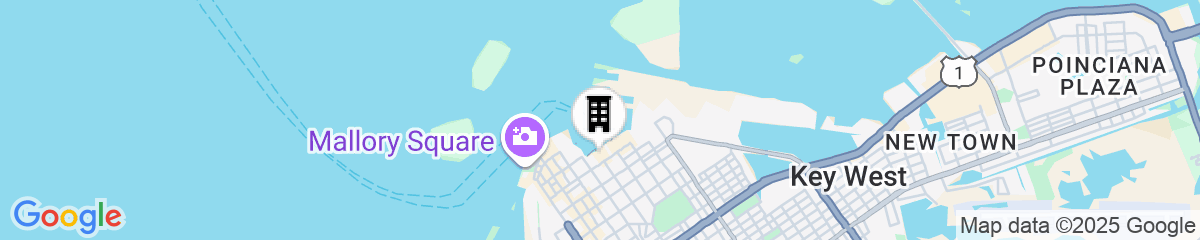 Map for The Marker Key West Harbor Resort