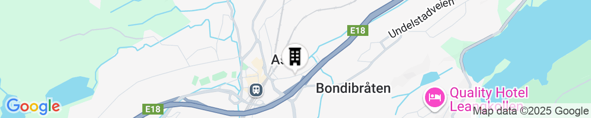 Map for Scandic Asker