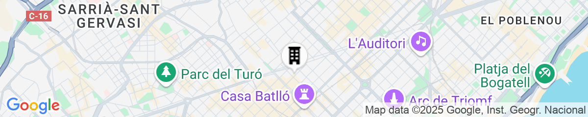 Map for The One Barcelona GL