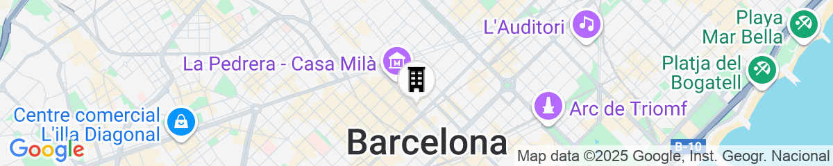 Map for Hotel Sixtytwo Barcelona