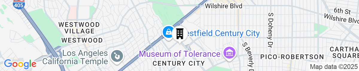 Map for Fairmont Century Plaza Gold Experience