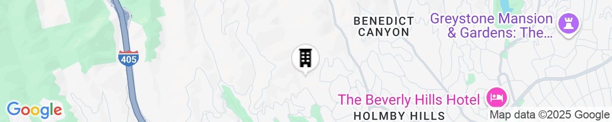 Map for Hotel Bel-Air - Dorchester Collection
