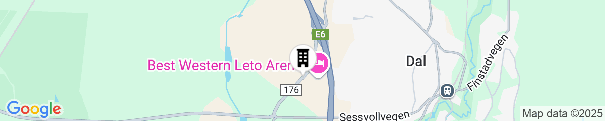 Map for Best Western Leto Arena