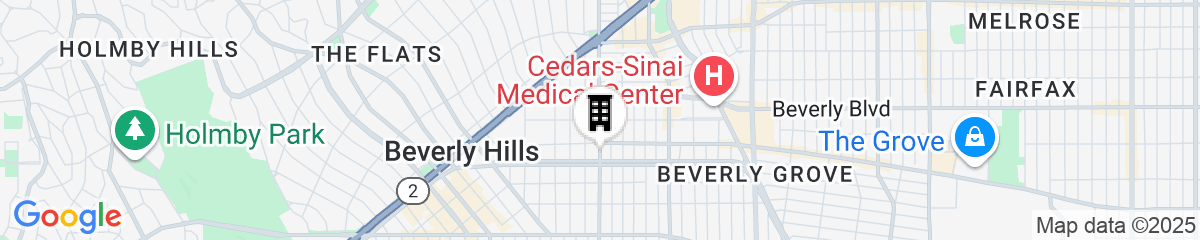 Map for Four Seasons Los Angeles at Beverly Hills
