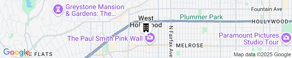 Map for The Charlie Hotel