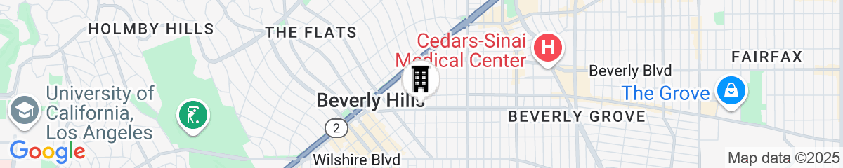 Map for L'Ermitage Beverly Hills