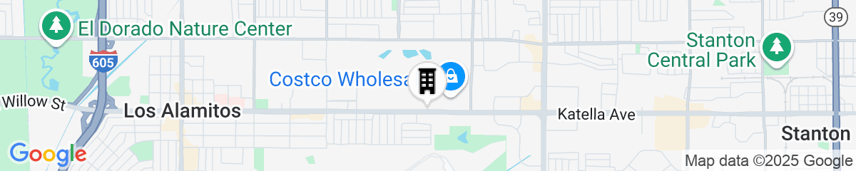 Map for Homewood Suites by Hilton Cypress Orange County