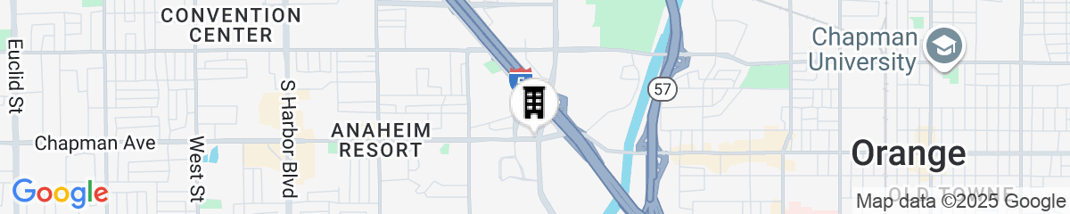 Map for Ayres Hotel Orange