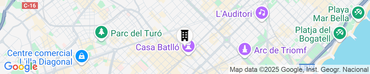 Map for Majestic Hotel & Spa Barcelona