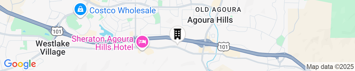 Map for TownePlace Suites by Marriott Agoura Hills