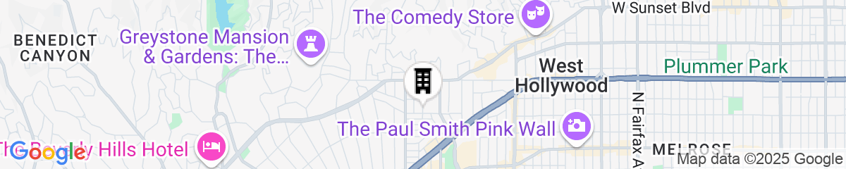 Map for Montrose at Beverly Hills
