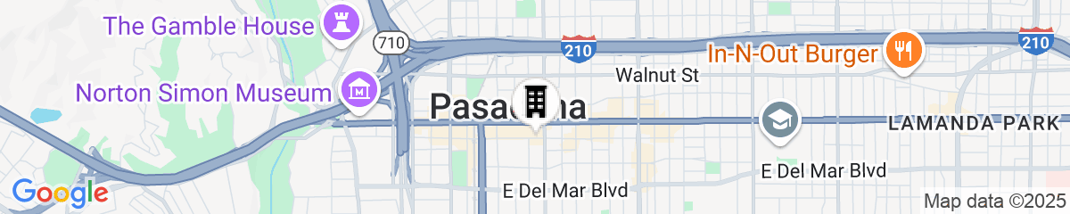 Map for Hyatt Place Pasadena