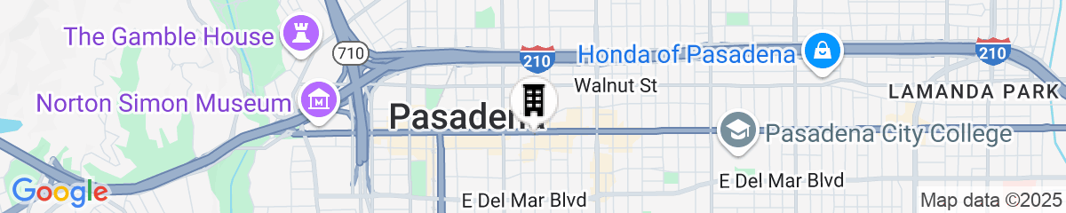 Map for AC Hotel Pasadena