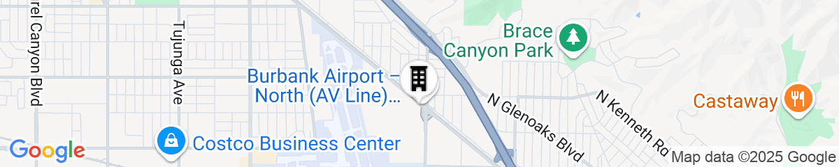 Map for Cambria Hotel Burbank Airport