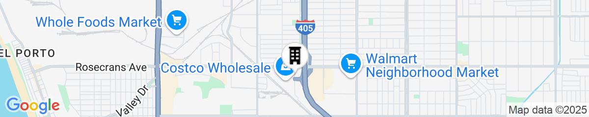 Map for Ayres Hotel Manhattan Beach LAX