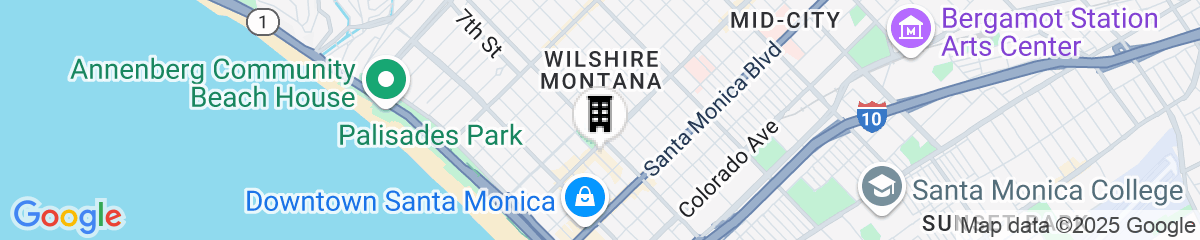 Map for Santa Monica Proper Hotel, a Member of Design Hotels