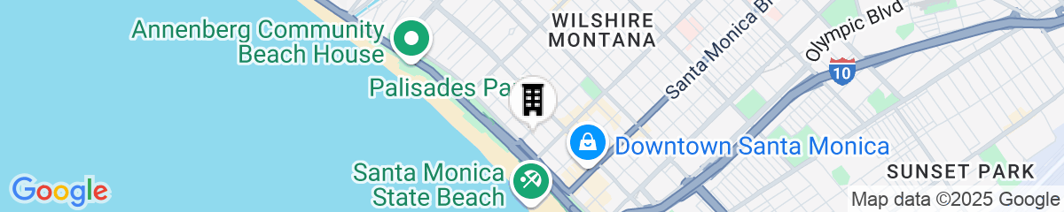 Map for The Huntley Hotel