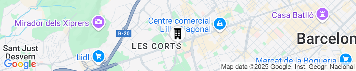 Map for Grand Hyatt Barcelona