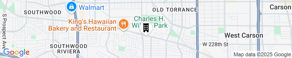 Map for Bluestem Hotel Torrance Los Angeles, an Ascend Collection Hotel