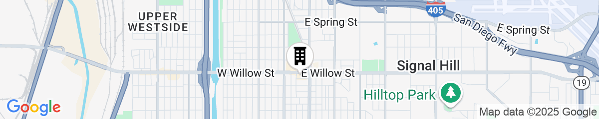 Map for The Cove Hotel, Long Beach