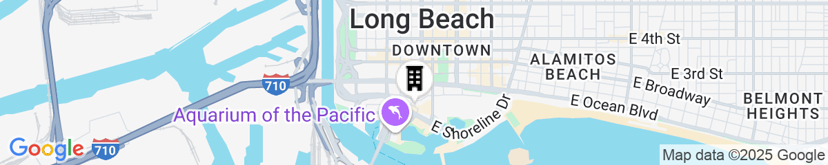 Map for Hyatt Centric The Pike Long Beach