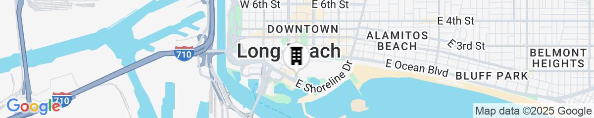 Map for Hyatt Regency Long Beach