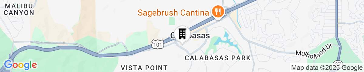 Map for Hilton Garden Inn Calabasas