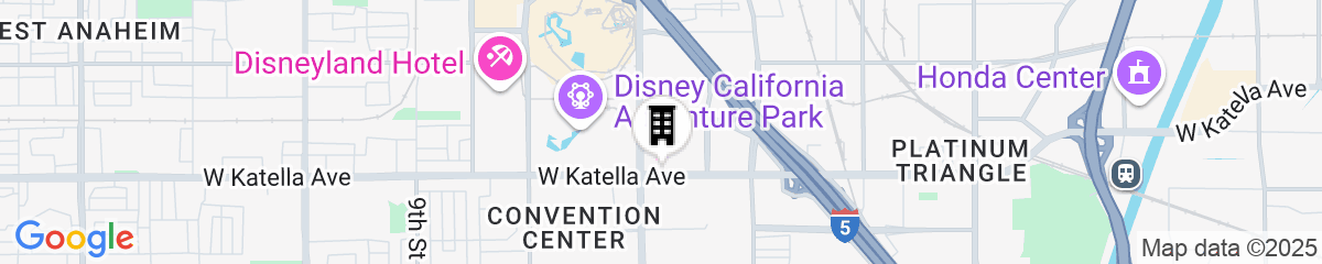 Map for Hotel Indigo Anaheim by IHG