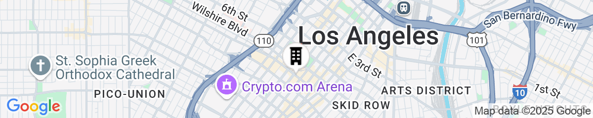 Map for Los Angeles Athletic Club