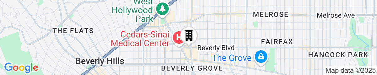 Map for Sofitel LA at Beverly Hills
