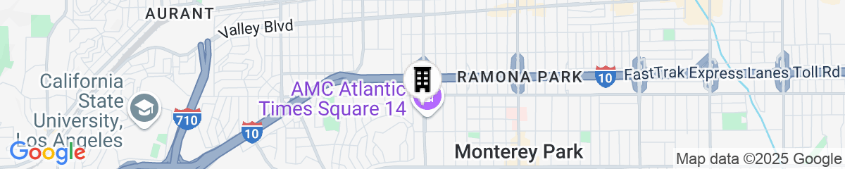 Map for Courtyard by Marriott Los Angeles Monterey Park
