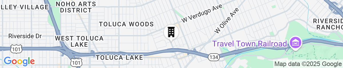 Map for Hotel Amarano Burbank - Hollywood
