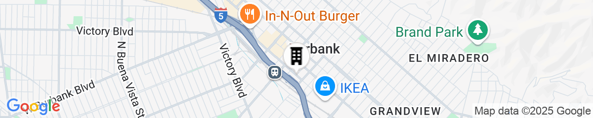 Map for Residence Inn by Marriott Los Angeles Burbank Downtown