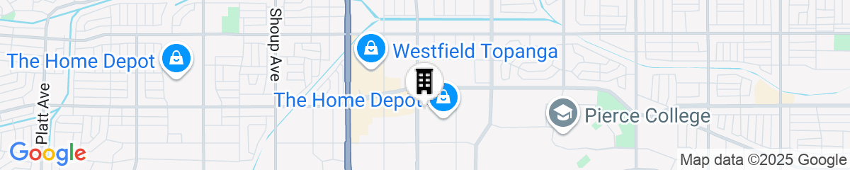 Map for Hilton Woodland Hills / Los Angeles