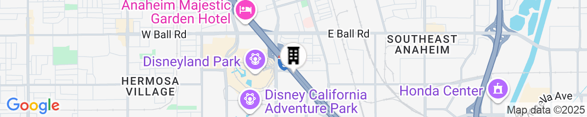 Map for Home2Suites by Hilton Anaheim Resort