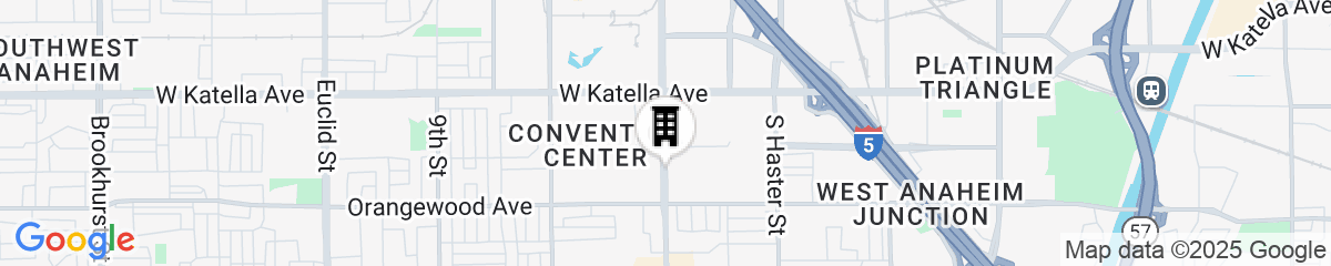 Map for Homewood Suites by Hilton Anaheim Resort – Convention Center