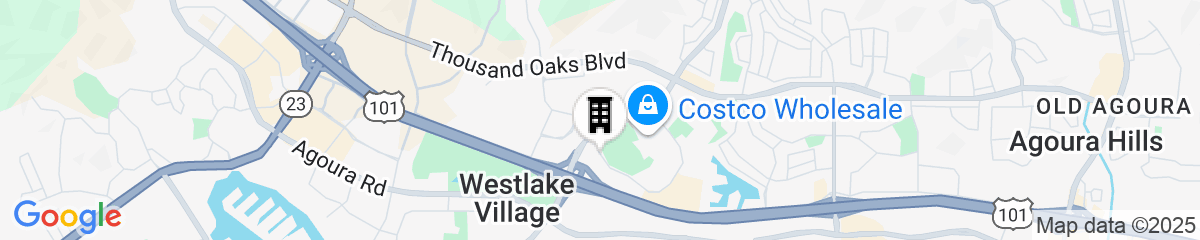 Map for Residence Inn by Marriott Los Angeles Westlake Village