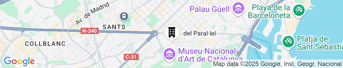 Map for InterContinental Barcelona by IHG