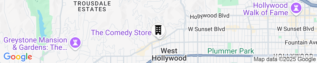 Map for Mondrian Los Angeles